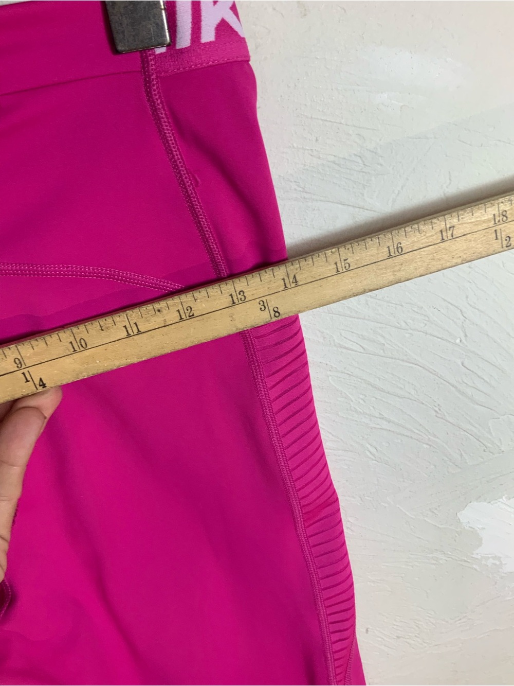 Nike Pro Dri-FIT Women's Pink Athletic Leggings Size M Training Workout Gym - Picture 6 of 8
